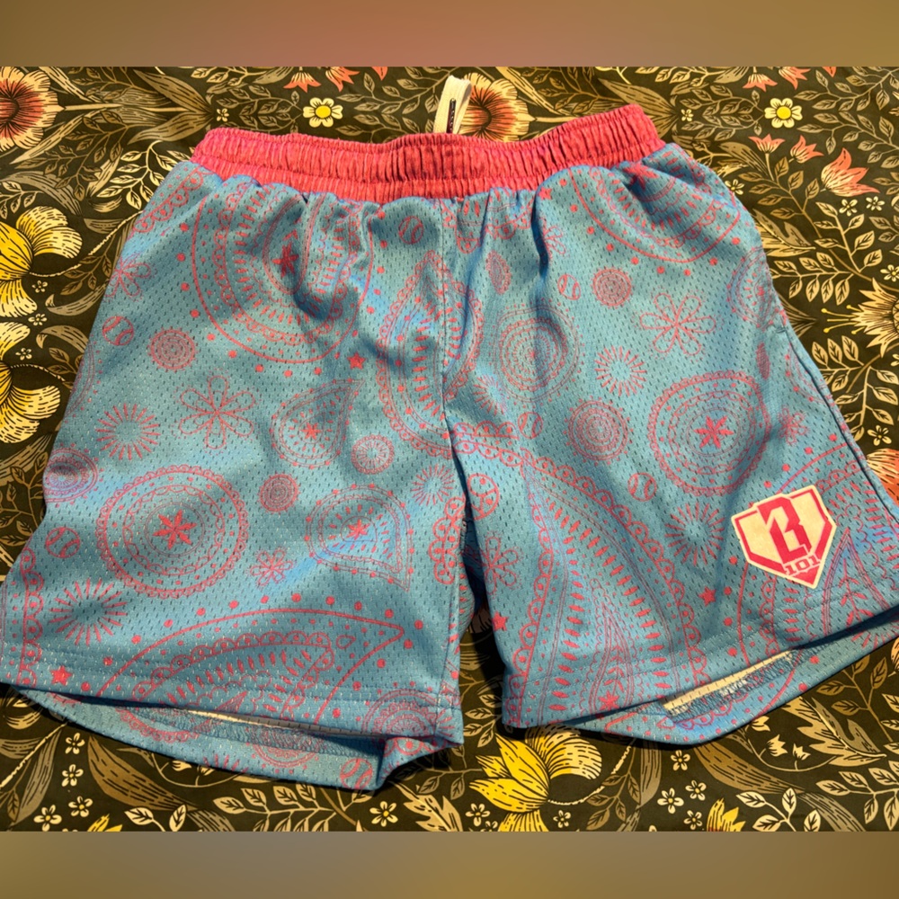 Baseball Lifestyle (B101) Paisley Baseball Shorts